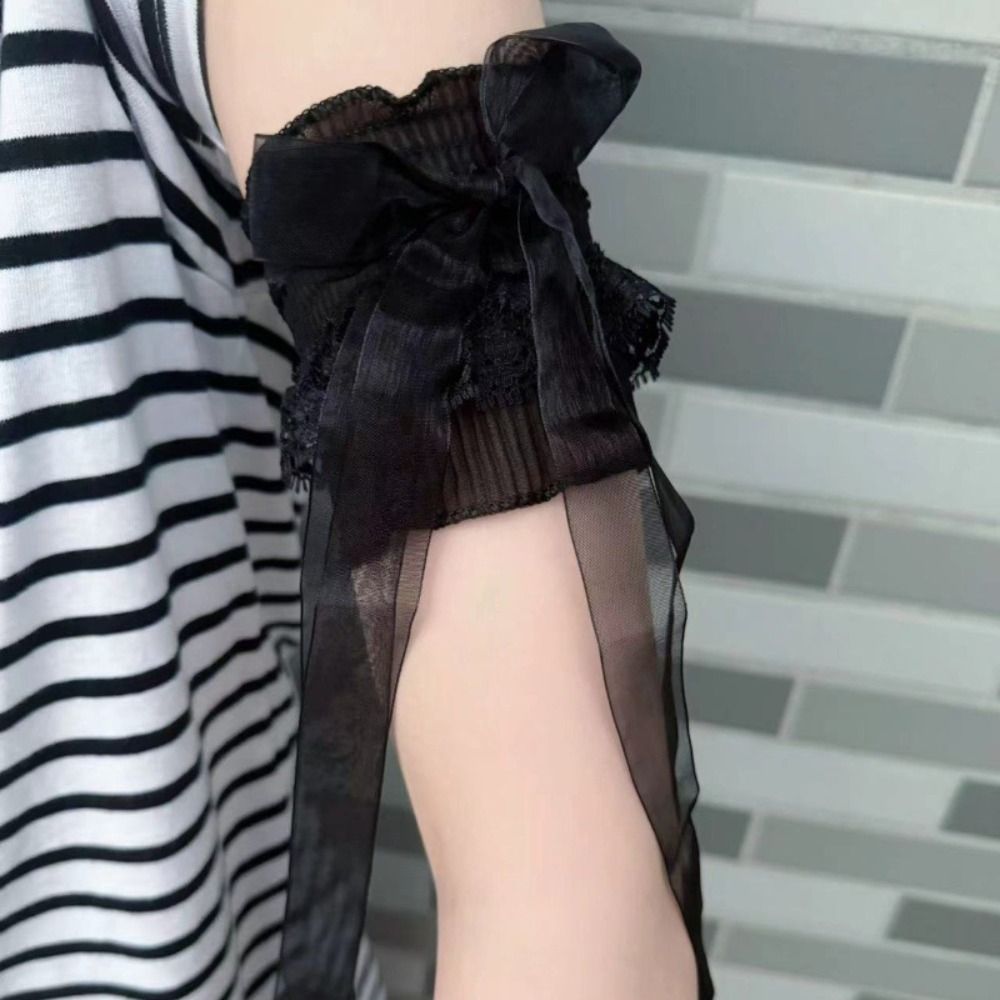 Elastic Lace Trim - Mode Kant Lolita Armmanchetten Elastische strik