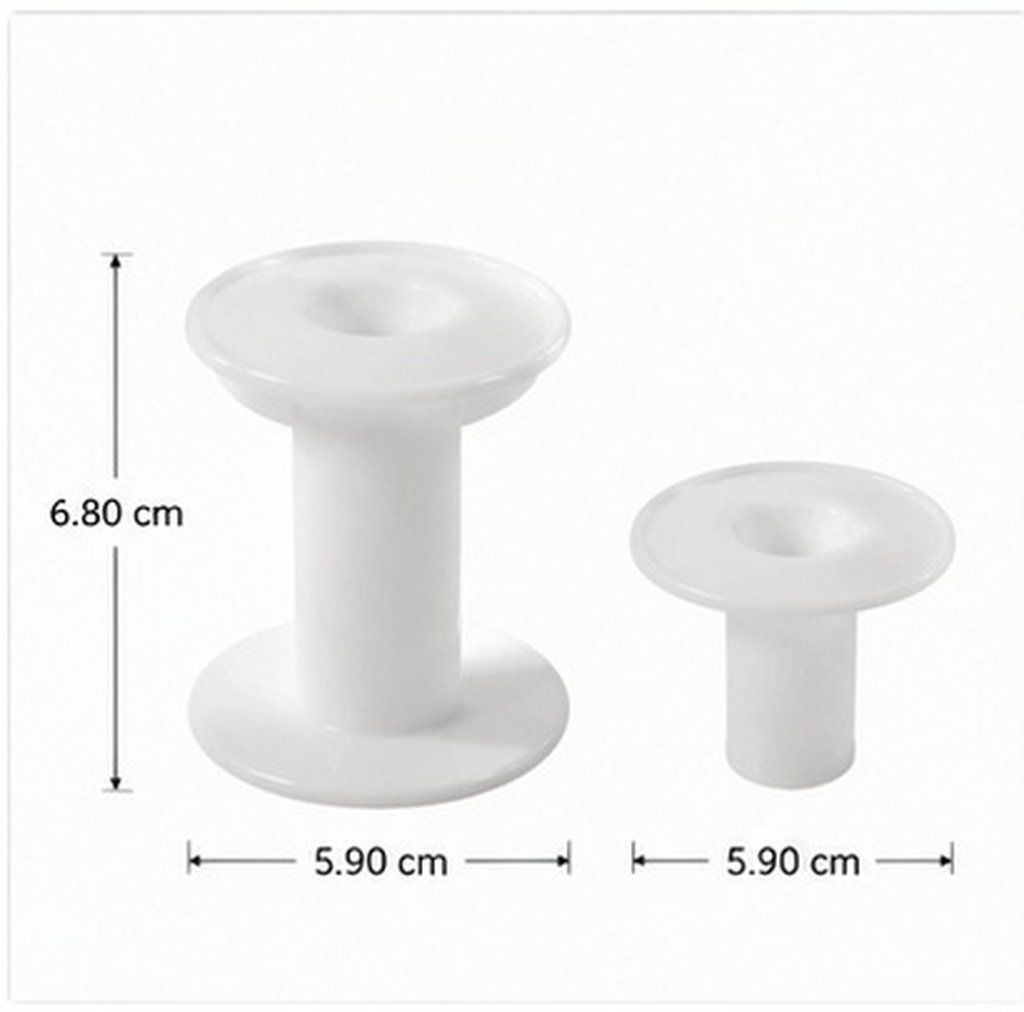 Embroidery Craft - 10 stuks plastic spoelen witte veelzijdige