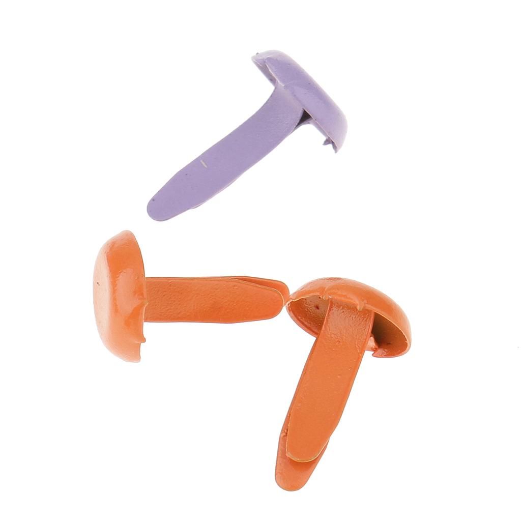 Embellishments For Scrapbooking - Mini-brads voor scrapbooking, ijzeren papierbrads, ronde