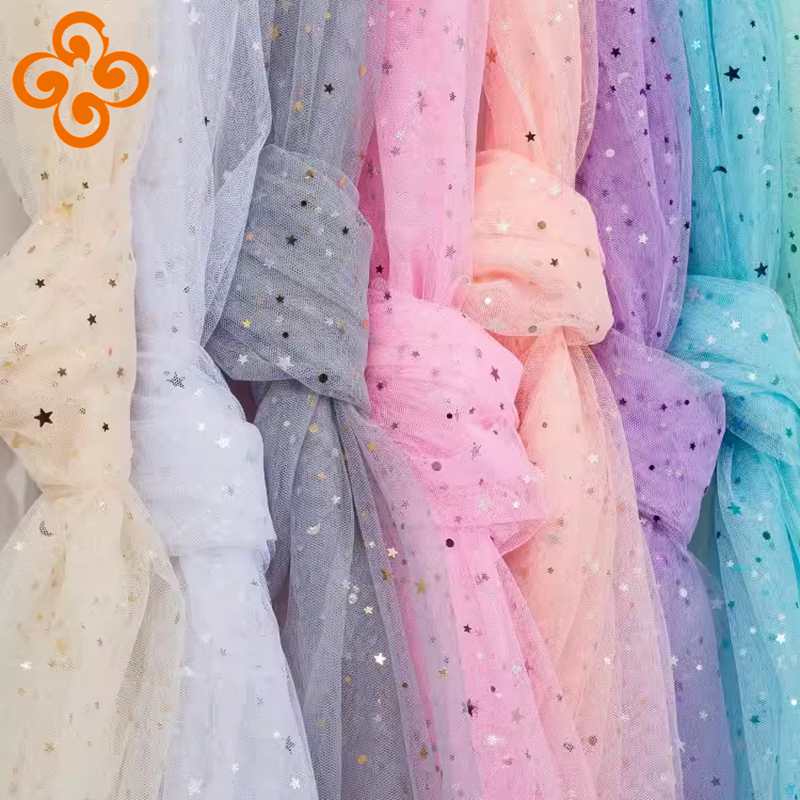 Crystal Mesh Fabric - 100x150cm Prinses Tule Stof voor het