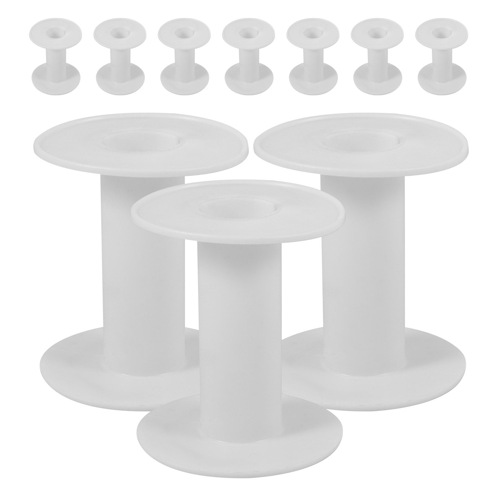 10 stuks plastic spoelen witte - Embroidery Craft recensie en prijs