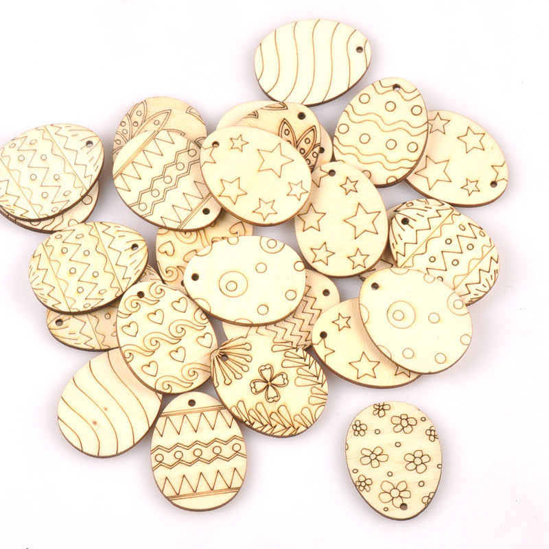 25 Stuks Gemengde Paasei Hout  - Embellishments For Scrapbooking recensie en prijs
