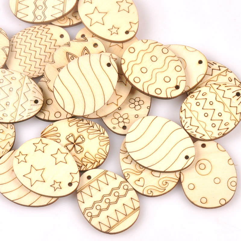 25 Stuks Gemengde Paasei Hout  - Embellishments For Scrapbooking recensie en prijs