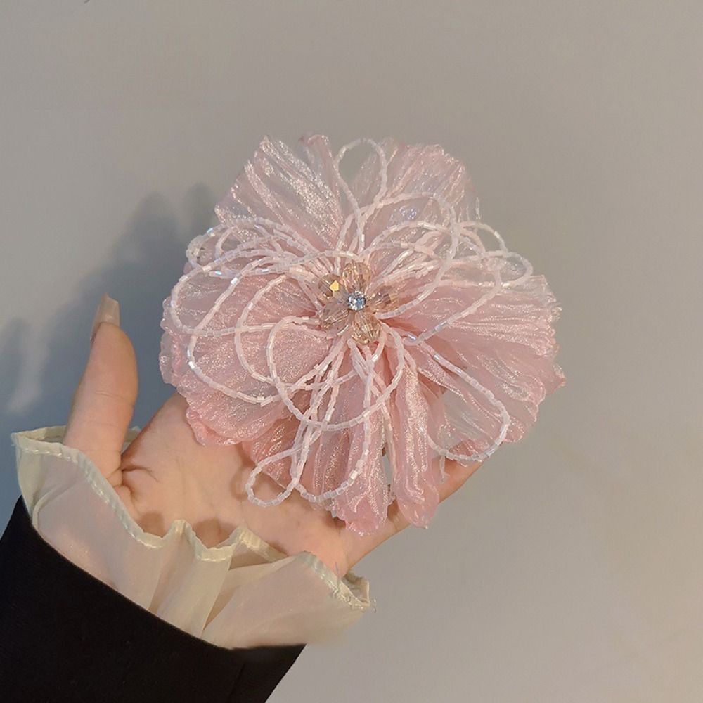 Organza Bloemenpatch met Krist - Crystal Mesh Fabric recensie en prijs