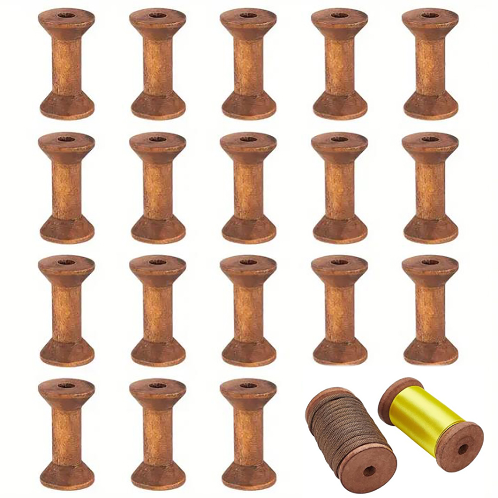 10/20 Stuks Mini Houten Spoelt - Organza Ribbon Spool recensie en prijs