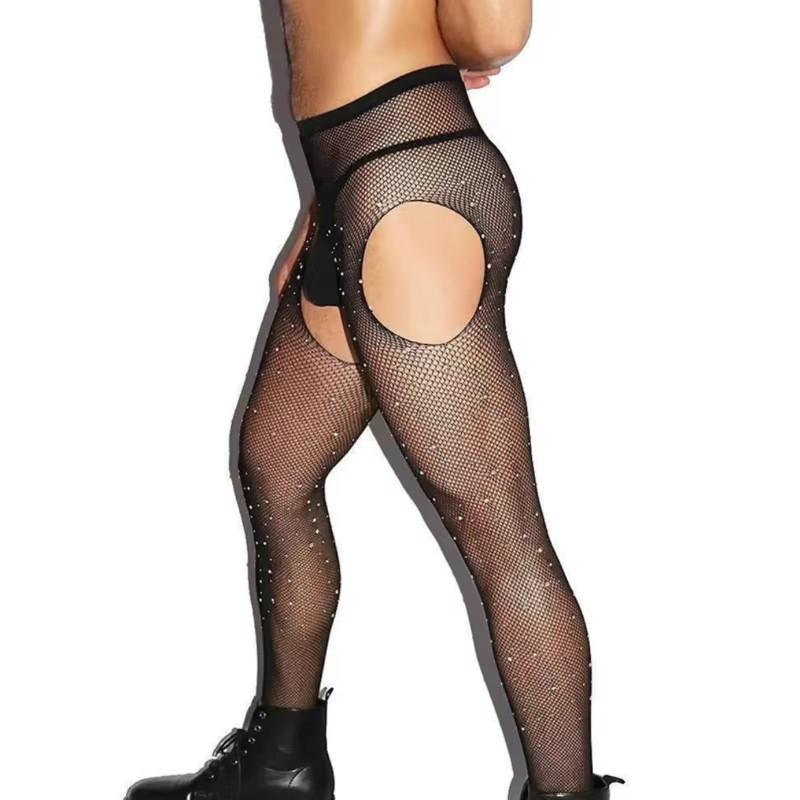 Herensokken met open kruis, vi - Crystal Mesh Fabric recensie en prijs