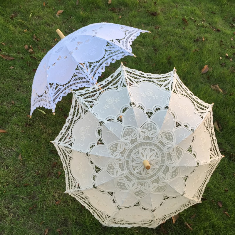 Nieuwe vintage kantparaplu met - Embroidery Craft recensie en prijs