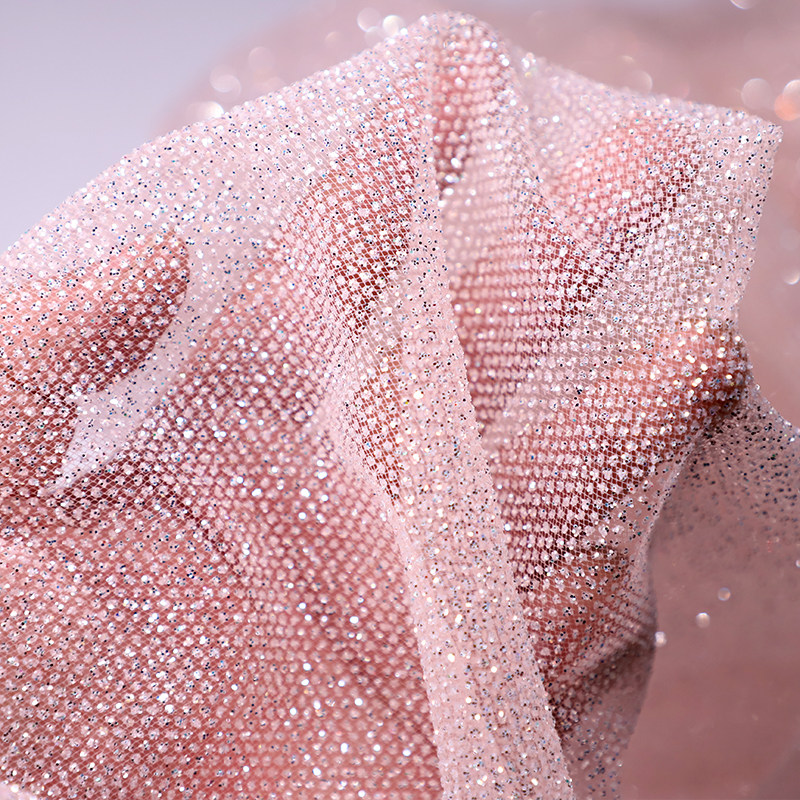 100/300/500cm X150cm Glanzende - Crystal Mesh Fabric recensie en prijs