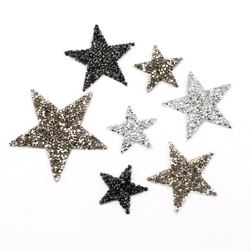 4/6/8 Cm Hotfix Jet Hematiet S - Hotfix Rhinestone Sheet recensie en prijs